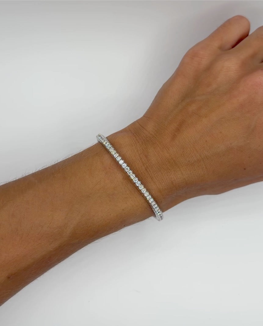 Lab Diamond Stretch Bracelet