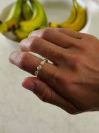 East-West Marquise Bezel Ring