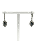 GUB Certified Marquise Alexandrite Drop Earrings