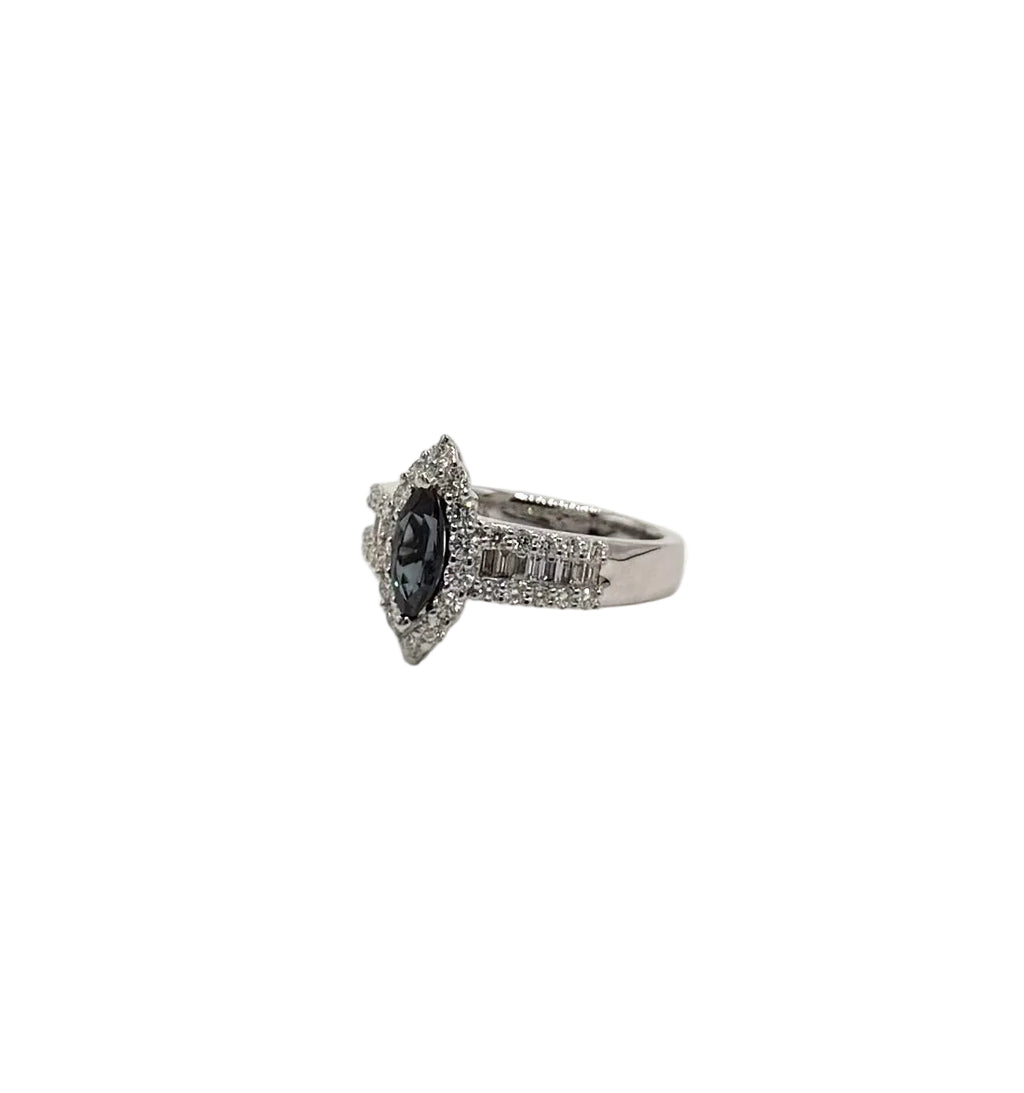 GIA Alexandrite Marquise Cocktail Ring