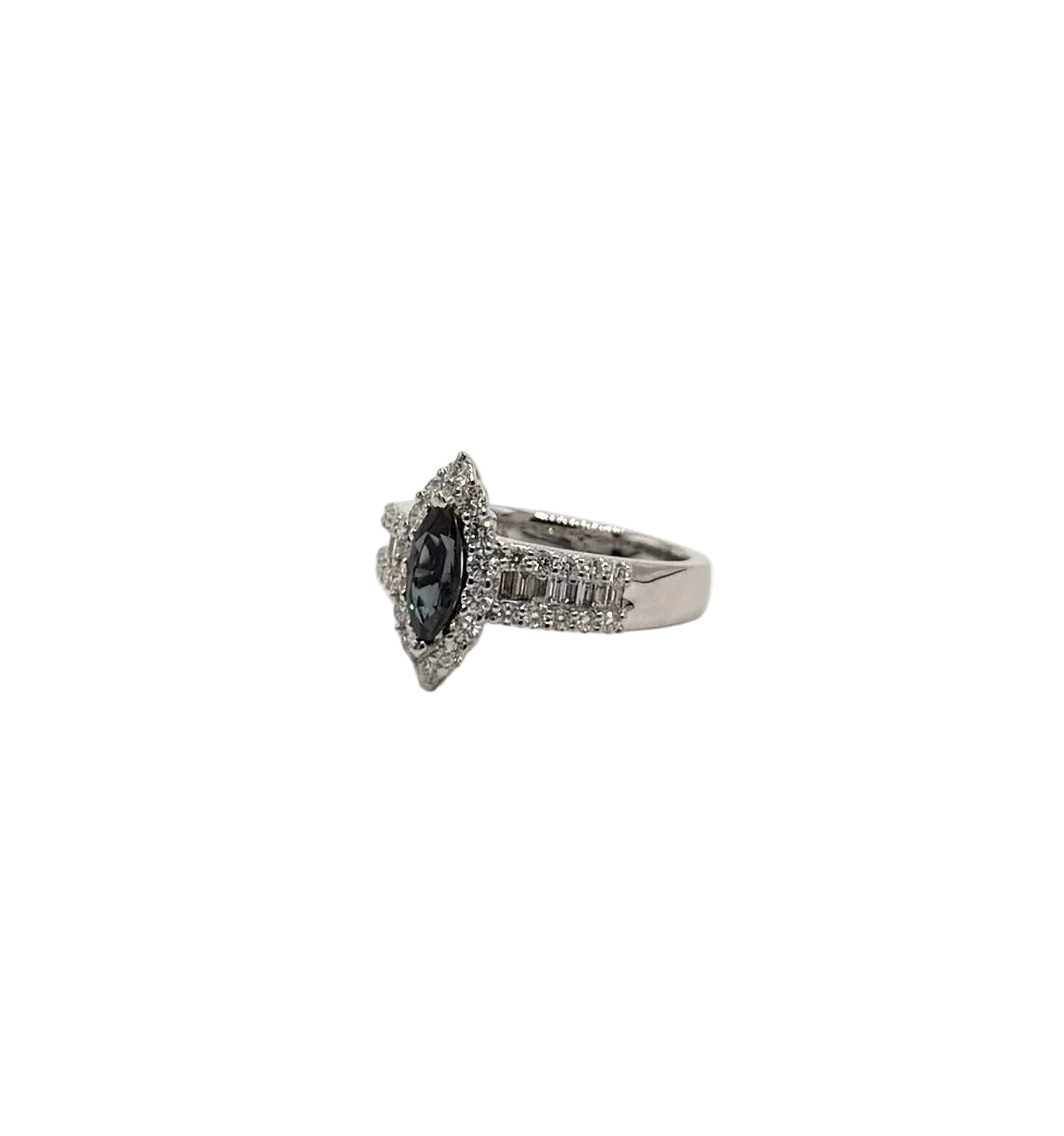 GIA Alexandrite Marquise Cocktail Ring