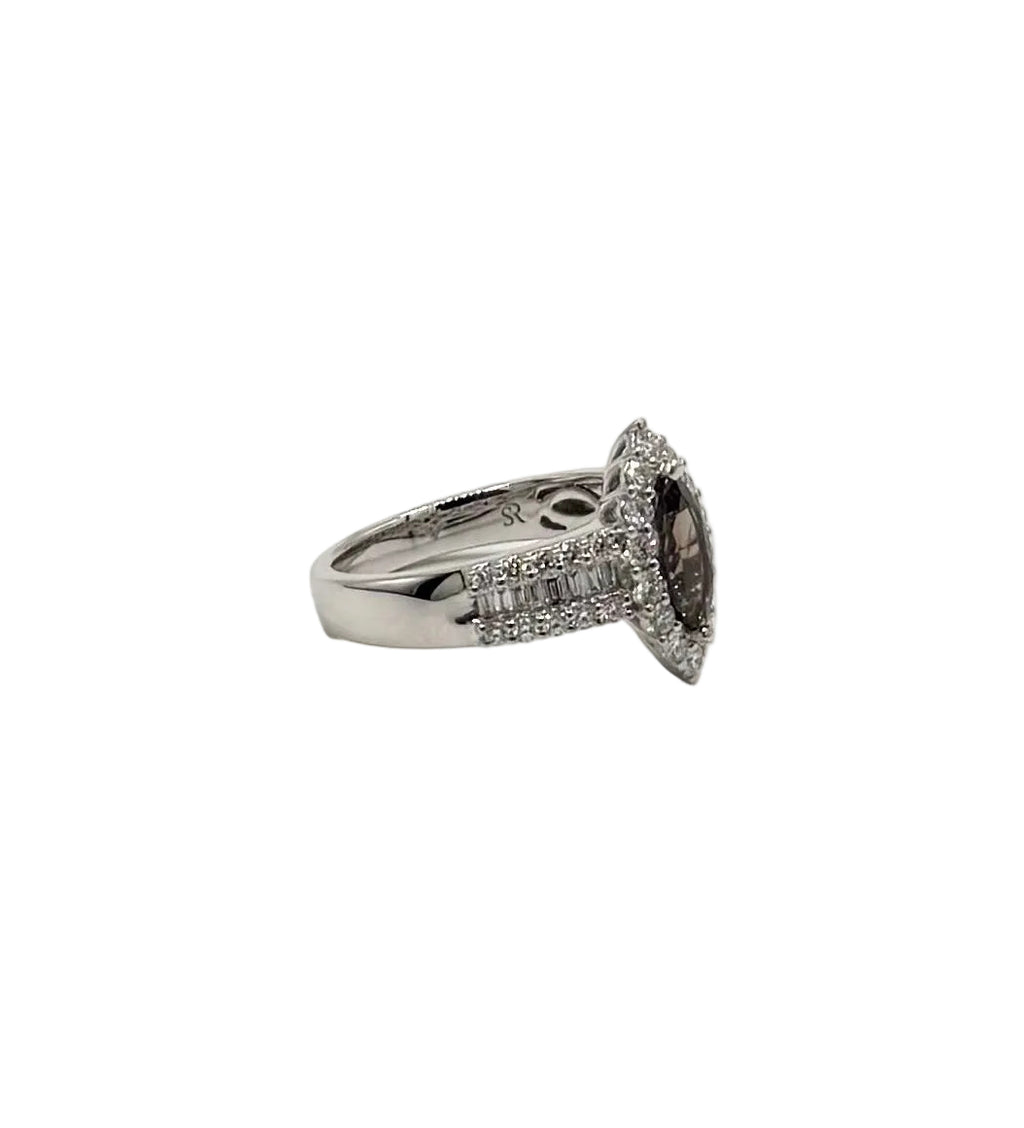 GIA Alexandrite Marquise Cocktail Ring