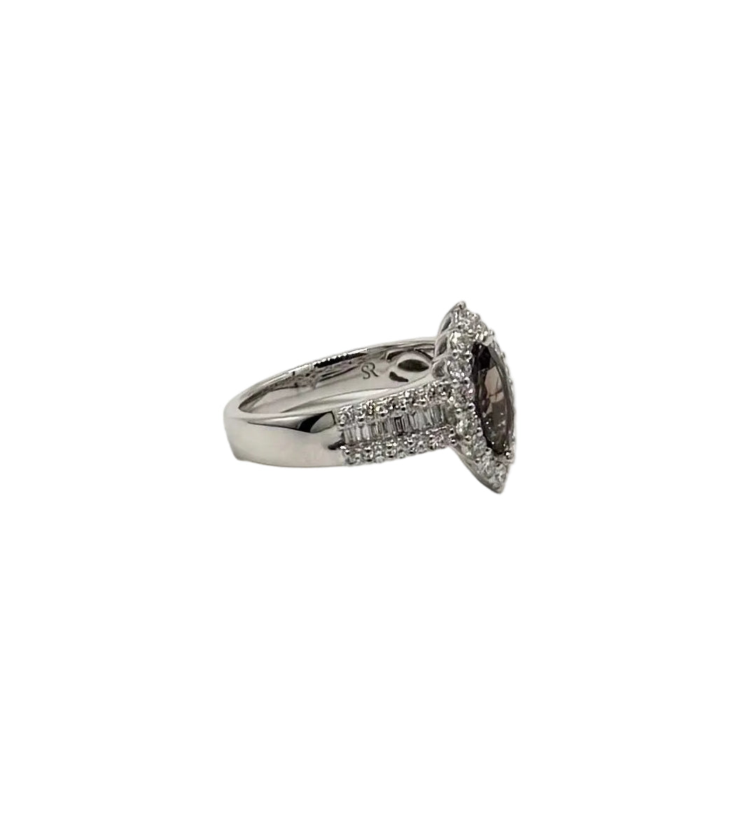 GIA Alexandrite Marquise Cocktail Ring