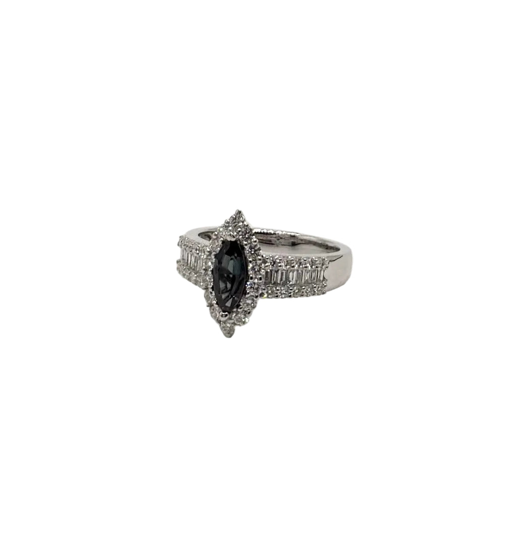 GIA Alexandrite Marquise Cocktail Ring
