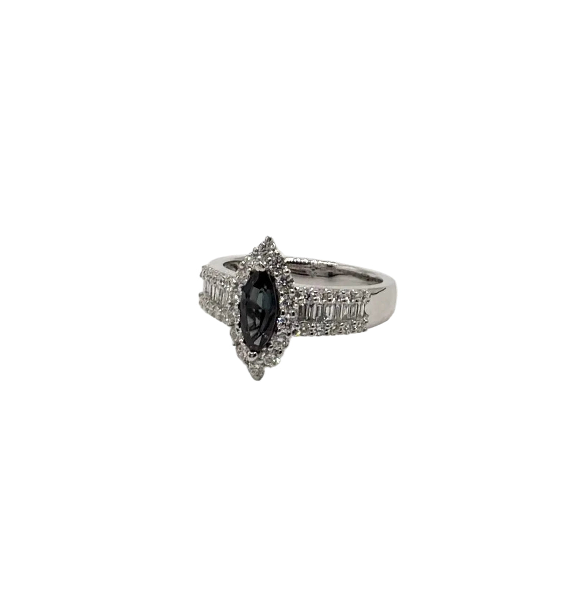 GIA Alexandrite Marquise Cocktail Ring