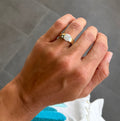 Round Solitaire Wide Band Ring - IGI Certified Lab Grown Diamond