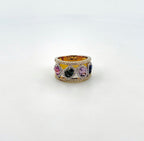 Mixed Color Sapphire Ring