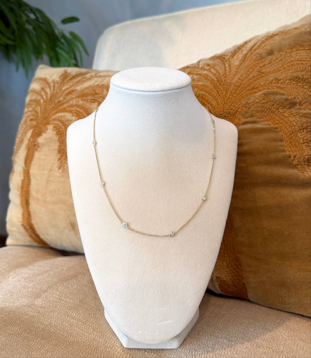 Diamond By The Yard Necklace