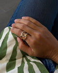 Intertwining Cocktail Ring