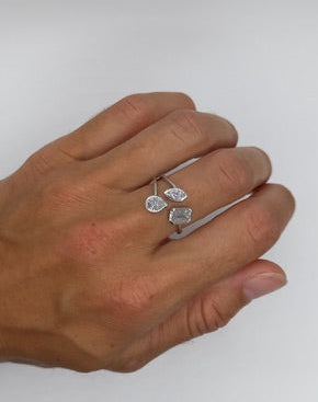 Trio Bezel Lab Diamond Ring