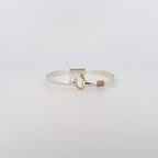 Sterling Silver St John Hook Bracelet with 14kt Gold J Hook and Wrap - 3mm, 4mm, and 5mm