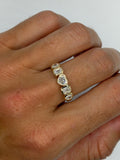 Heart Mosaic Lab Grown Diamond Ring