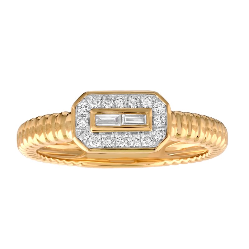 Deco Diamond Ring