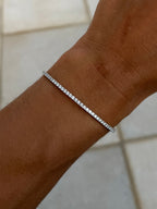The Classic Diamond Flexible Bangle Bracelet