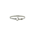 Sterling Silver J Hook Bracelet - 4mm