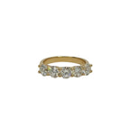 Round Brilliant Half Eternity Lab Diamond Ring
