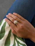 Starburst Diamond Cocktail Ring