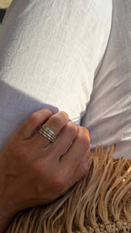 Dainty Flush Round Diamond Band