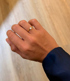 Vintage Round Solitaire Ring with Tiffany Setting