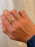 Vintage Round Bezel Diamond Ring