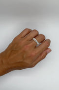 Round Brilliant Half Eternity Lab Diamond Ring