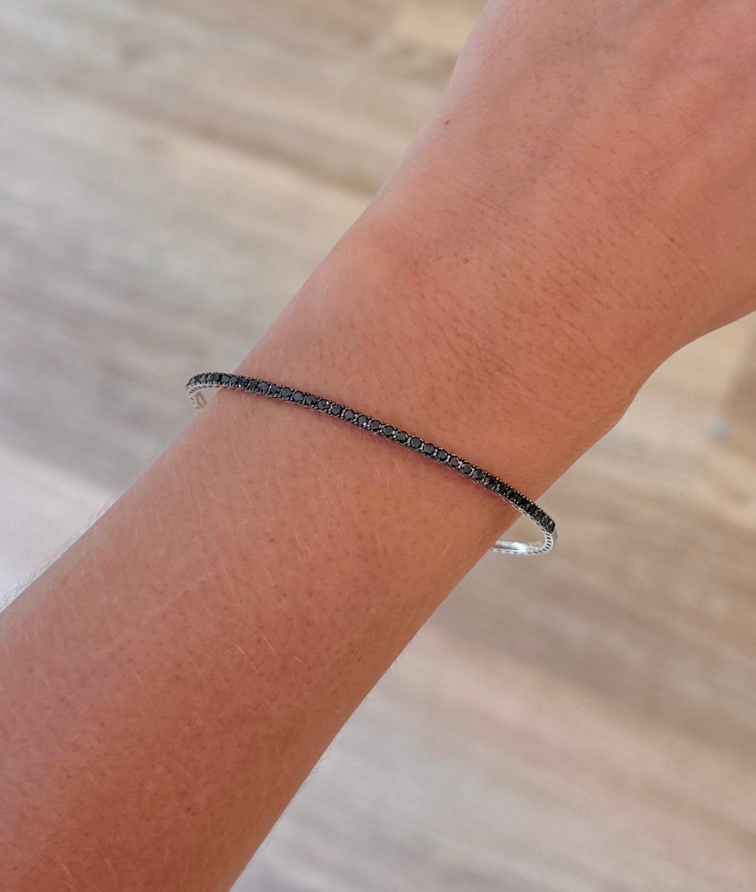 Black Diamond Flexi Bangle