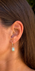 Opal and Diamond Drop Earrings