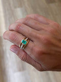 Lab Grown Emerald Cocktail Ring