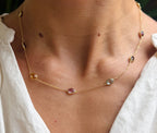 Multicolored Gemstones Necklace