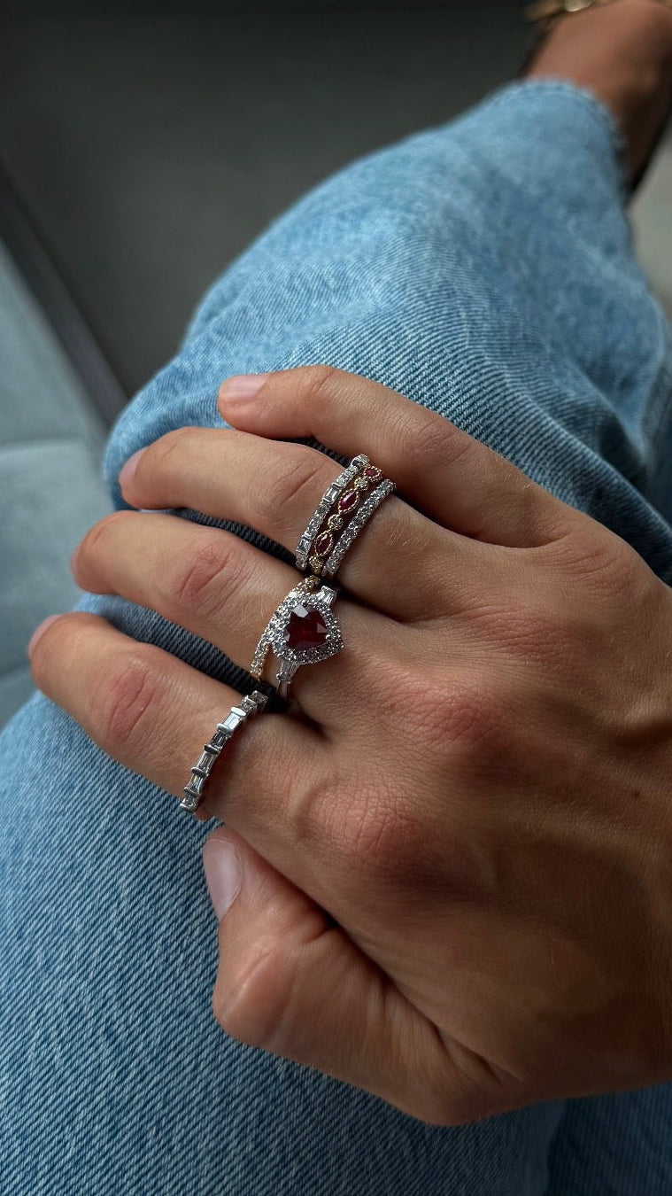 Ruby Heart Ring