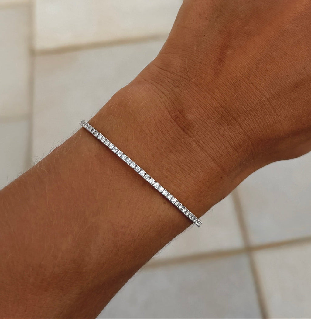 The Classic Diamond Flexible Bangle Bracelet