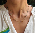 Multicolored Gemstones Necklace