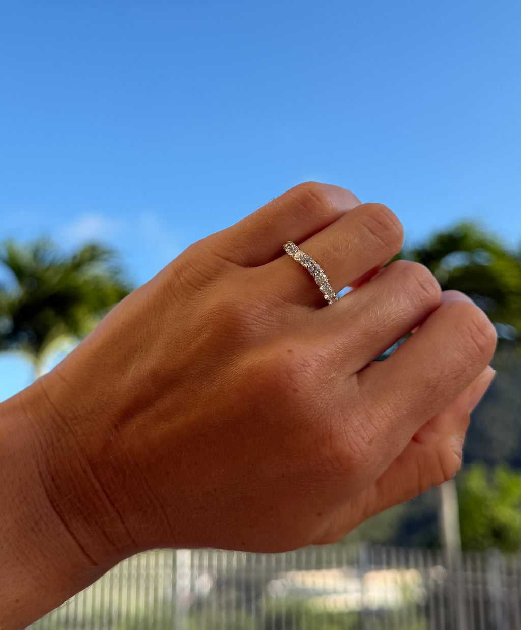 Diamond Wave Ring - One Carat