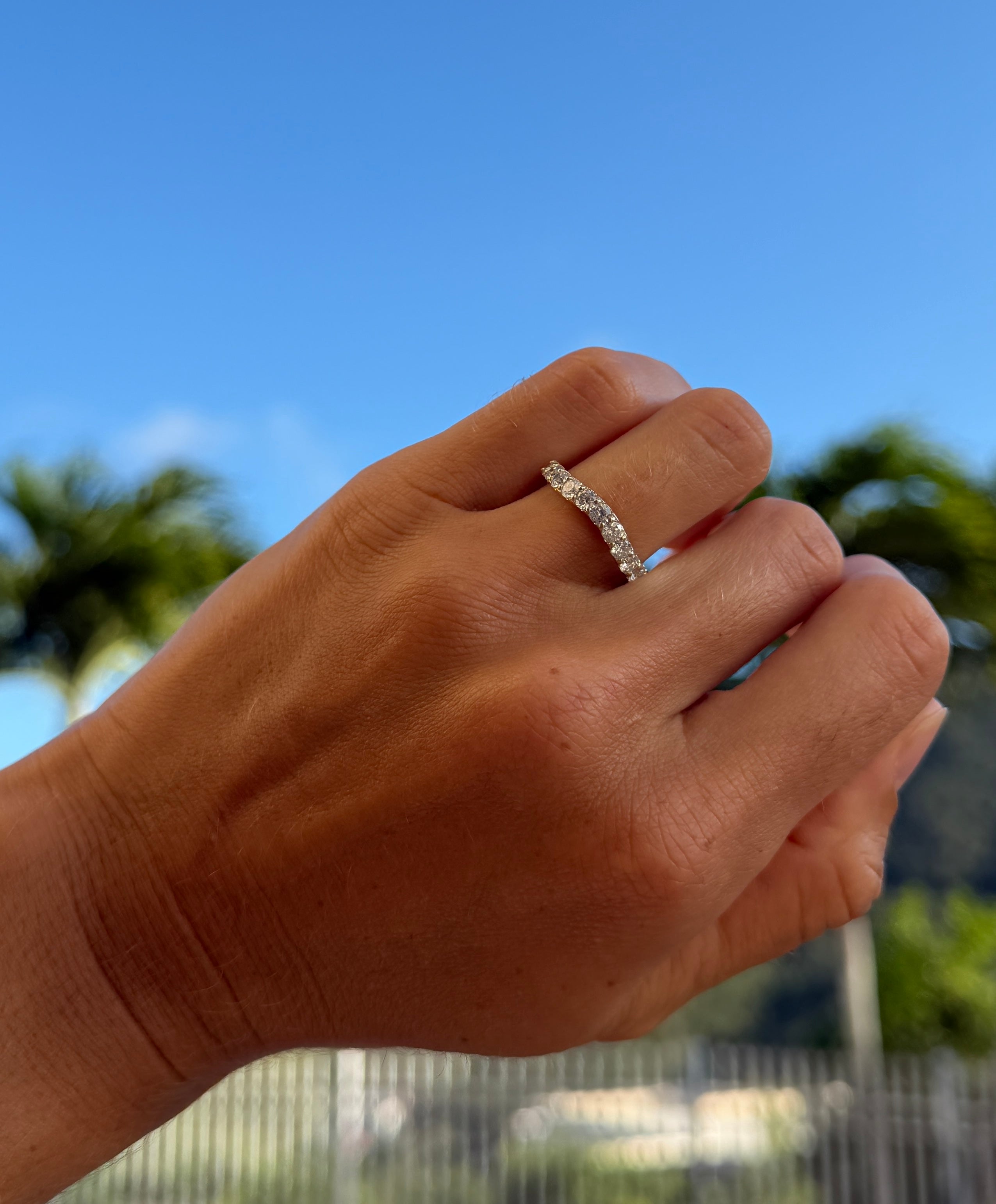 Diamond Wave Ring - One Carat