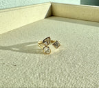Mixed Trio Lab Diamond Cocktail Ring - PREORDER
