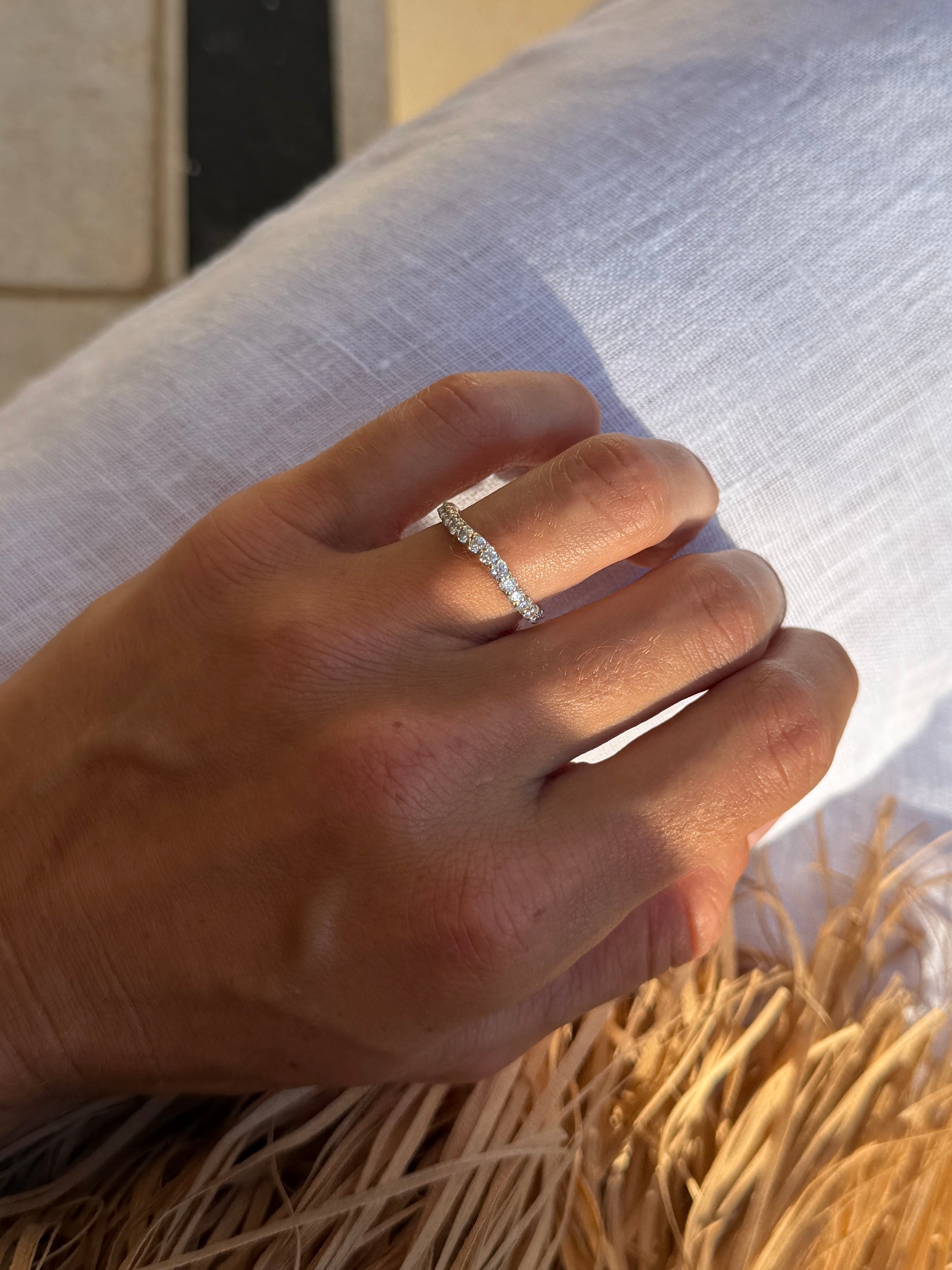 Half Carat Wave Ring