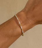 Diamond Trio Flexi Bangle - 18kt