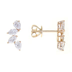 Pear-Cut Lab Grown Diamond Stud Earrings - PREORDER