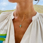 Larimar Conch Pendant
