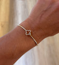 Clover Diamond Bangle