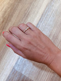 East-West Marquise Diamond Trio Ring