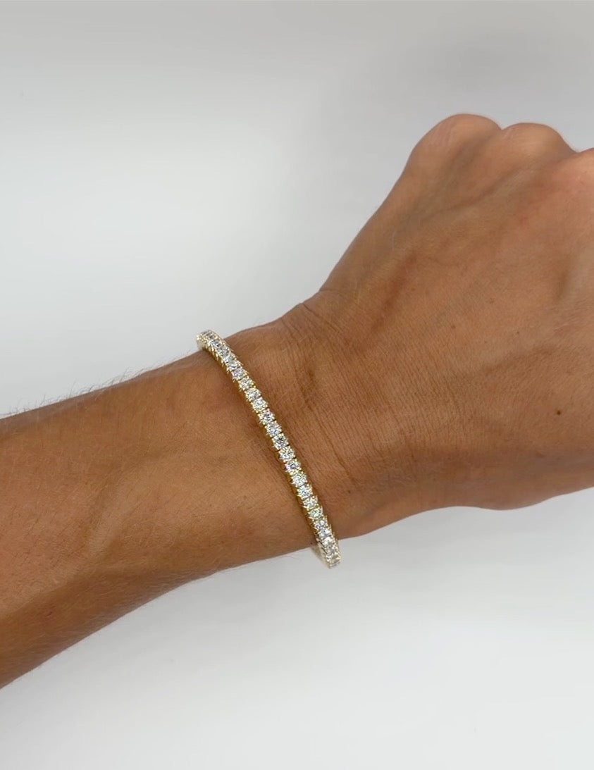 Lab Diamond Stretch Bracelet