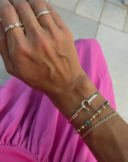 14kt Yellow Gold St John J Hook Bracelet - 3mm