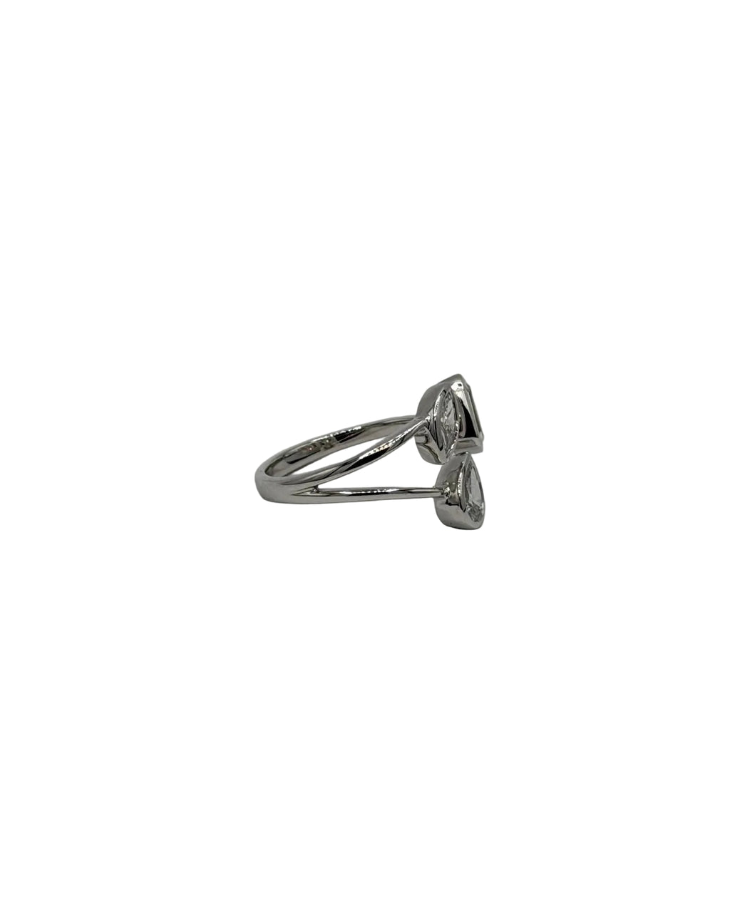 Trio Bezel Lab Diamond Ring