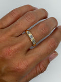 Flush Emerald Cut Lab Diamond Band