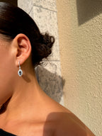GUB Certified Marquise Alexandrite Drop Earrings