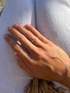 Dainty Flush Round Diamond Band