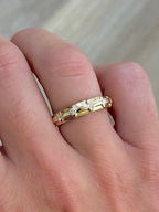 Modern Diamond Accent Band