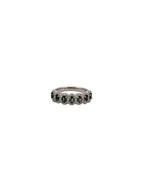GIA Alexandrite Ring with Diamond Halos