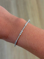 Trio of Diamonds Flexi Bangle